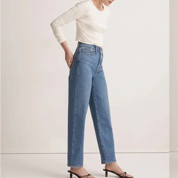 Madewell Vintage Straight Jean Earlwood Wash High Rise Size 26 - Picture 2 of 9